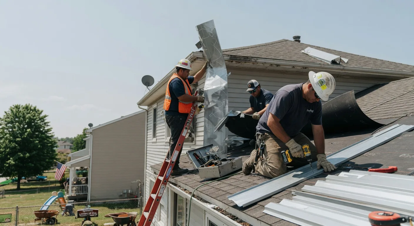Storm Damage Metal Roof Repair in Fannettsburg, PA